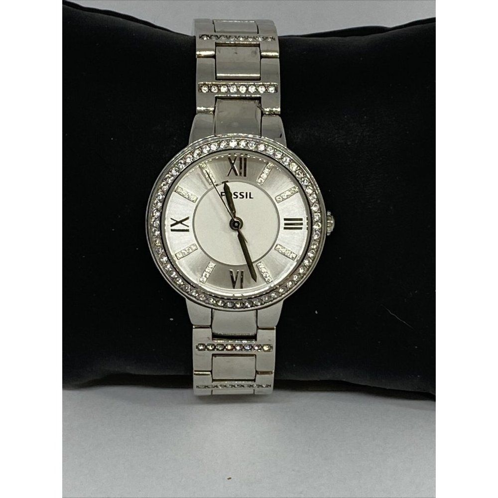 Fossil ES3282 Womens Stainless Steel Silver Analog